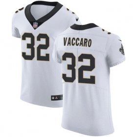 Wholesale Cheap Nike Saints #32 Kenny Vaccaro White Men\'s Stitched NFL Vapor Untouchable Elite Jersey