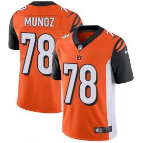 Wholesale Cheap Nike Bengals #78 Anthony Munoz Orange Alternate Men\'s Stitched NFL Vapor Untouchable Limited Jersey