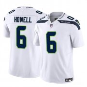 Cheap Men's Seattle Seahawks #6 Sam Howell White 2023 F.U.S.E. Vapor Limited Football Stitched Jersey