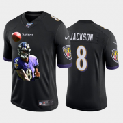 Cheap Baltimore Ravens #8 Lamar Jackson Nike Team Hero 1 Vapor Limited NFL 100 Jersey Black