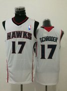 Wholesale Cheap Men's Atlanta Hawks #17 Dennis Schroder White Swingman Jersey