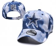 Wholesale Cheap Cowboys Team Logo Navy White Peaked Adjustable Fashion Hat YD