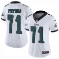 Wholesale Cheap Nike Eagles #71 Jason Peters White Women's Stitched NFL Vapor Untouchable Limited Jersey