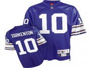 Wholesale Cheap Mitchell&Ness Vikings #10 Fran Tarkenton Purple Stitched Throwback NFL Jersey