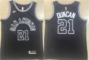 Wholesale Cheap Men's San Antonio Spurs #21 Tim Duncan Black Stitched Basketball Jersey