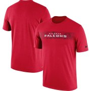 Wholesale Cheap Atlanta Falcons Nike Sideline Seismic Legend Performance T-Shirt Red