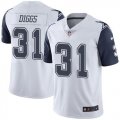 Wholesale Cheap Nike Cowboys #31 Trevon Diggs White Youth Stitched NFL Limited Rush Jersey