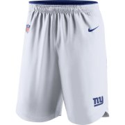 Wholesale Cheap New York Giants Nike Color Rush Performance Vapor Shorts White