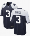 Men's Dallas Cowboys #3 Brandin Cooks Navy Navy Thanksgiving Limited Football Stitched Jersey