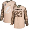 Cheap Adidas Lightning #23 Carter Verhaeghe Camo Authentic 2017 Veterans Day Youth 2020 Stanley Cup Champions Stitched NHL Jersey