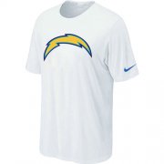 Wholesale Cheap Nike Los Angeles Chargers Sideline Legend Authentic Logo Dri-FIT NFL T-Shirt White