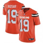 Wholesale Cheap Nike Browns #19 Bernie Kosar Orange Alternate Men's Stitched NFL Vapor Untouchable Limited Jersey