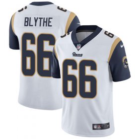 Wholesale Cheap Nike Rams #66 Austin Blythe White Men\'s Stitched NFL Vapor Untouchable Limited Jersey