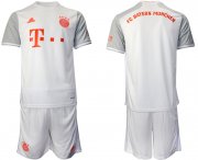 Wholesale Cheap Men 2020-2021 club Bayern Munchen away white Soccer Jerseys