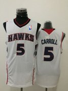 Wholesale Cheap Men's Atlanta Hawks #5 DeMarre Carroll White Swingman Jersey
