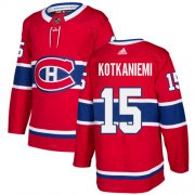 Wholesale Cheap Adidas Canadiens #15 Jesperi Kotkaniemi Red Home Authentic Stitched NHL Jersey