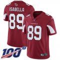 Wholesale Cheap Nike Cardinals #89 Andy Isabella Red Team Color Men's Stitched NFL 100th Season Vapor Limited Jersey