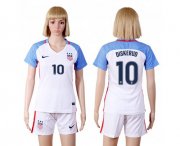 Wholesale Cheap Women's USA #10 Diskerud Home(Three Star) Soccer Country Jersey