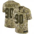 Wholesale Cheap Nike Texans #90 Ross Blacklock Camo Youth Stitched NFL Limited 2018 Salute To Service Jersey