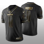 Wholesale Cheap Men's Chicago Bears #11 Darnell Mooney Black Jersey Golden Edition
