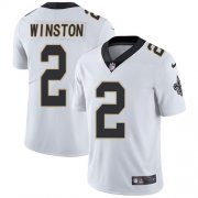 Wholesale Cheap Nike Saints #2 Jameis Winston White Men's Stitched NFL Vapor Untouchable Limited Jersey