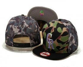Wholesale Cheap MLB Colorado Rockies Snapback Ajustable Cap Hat