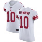 Wholesale Cheap Nike Giants #10 Eli Manning White Men's Stitched NFL Vapor Untouchable Elite Jersey