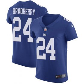 Wholesale Cheap Nike Giants #24 James Bradberry Royal Blue Team Color Men\'s Stitched NFL Vapor Untouchable Elite Jersey
