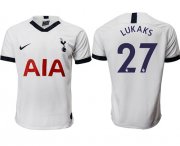 Wholesale Cheap Tottenham Hotspur #27 Lukaks White Home Soccer Club Jersey