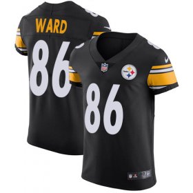 Wholesale Cheap Nike Steelers #86 Hines Ward Black Team Color Men\'s Stitched NFL Vapor Untouchable Elite Jersey