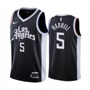Wholesale Cheap Nike Clippers #5 Montrezl Harrell Black NBA Swingman 2020-21 City Edition Jersey