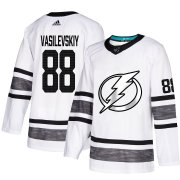 Wholesale Cheap Adidas Lightning #88 Andrei Vasilevskiy White Authentic 2019 All-Star Stitched Youth NHL Jersey