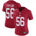 Wholesale Cheap Nike Giants #56 Lawrence Taylor Red Alternate Women's Stitched NFL Vapor Untouchable Limited Jersey