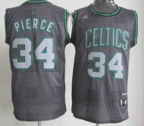 Wholesale Cheap Boston Celtics #34 Paul Pierce Black Rhythm Fashion Jersey