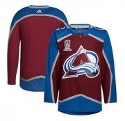 Wholesale Cheap Men's Colorado Avalanche Blank 2022 Stanley Cup Champions Patch Stitched Jersey