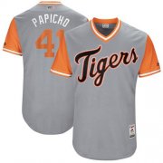 Wholesale Cheap Tigers #41 Victor Martinez Gray "Papicho" Players Weekend Authentic Stitched MLB Jersey