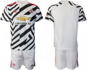 Wholesale Cheap Men 2020-2021 club Manchester united away white Soccer Jerseys