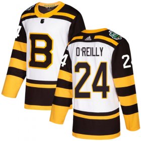 Wholesale Cheap Adidas Bruins #24 Terry O\'Reilly White Authentic 2019 Winter Classic Stitched NHL Jersey