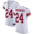 Wholesale Cheap Nike Giants #24 James Bradberry White Men's Stitched NFL New Elite Jersey