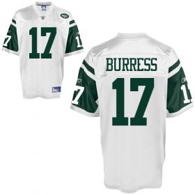 Wholesale Cheap Jets #17 Plaxico Burress White Stitched NFL Jersey