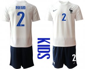 Wholesale Cheap 2021 France away Youth 2 soccer jerseys