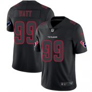 Wholesale Cheap Nike Texans #99 J.J. Watt Black Men's Stitched NFL Limited Rush Impact Jersey