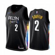 Wholesale Cheap Men's Brooklyn Nets #2 Blake Griffin Black Edition 2021 New City Edition Jersey