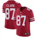 Wholesale Cheap Nike 49ers #87 Dwight Clark Red Team Color Men's Stitched NFL Vapor Untouchable Limited Jersey