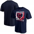 Wholesale Cheap Cleveland Indians Majestic 2019 Spring Training Base On Ball T-Shirt Navy