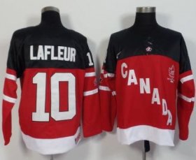 Wholesale Cheap Olympic CA. #10 Guy Lafleur Red 100th Anniversary Stitched NHL Jersey