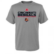 Wholesale Cheap Youth Cincinnati Bengals Heather Gray 2015 AFC North Division Champions Next Level T-Shirt