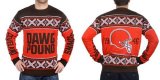 Wholesale Cheap Nike Browns Men's Ugly Sweater