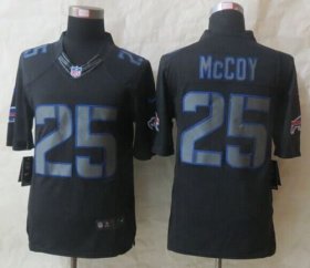 Wholesale Cheap Nike Bills #25 LeSean McCoy Black Men\'s Stitched NFL Impact Limited Jersey