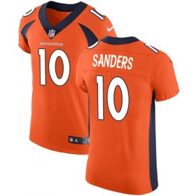 Wholesale Cheap Nike Broncos #10 Emmanuel Sanders Orange Team Color Men\'s Stitched NFL Vapor Untouchable Elite Jersey